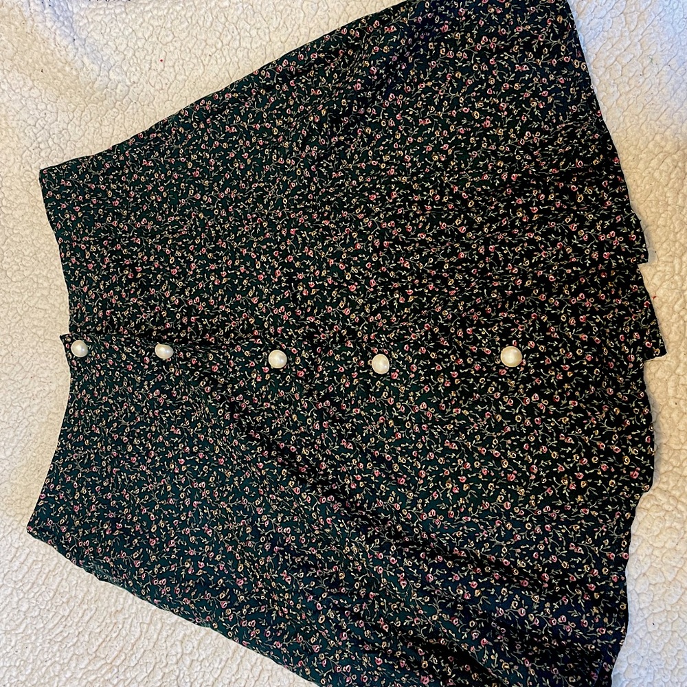 NWOT VINTAGE 90s Spring skater skirt